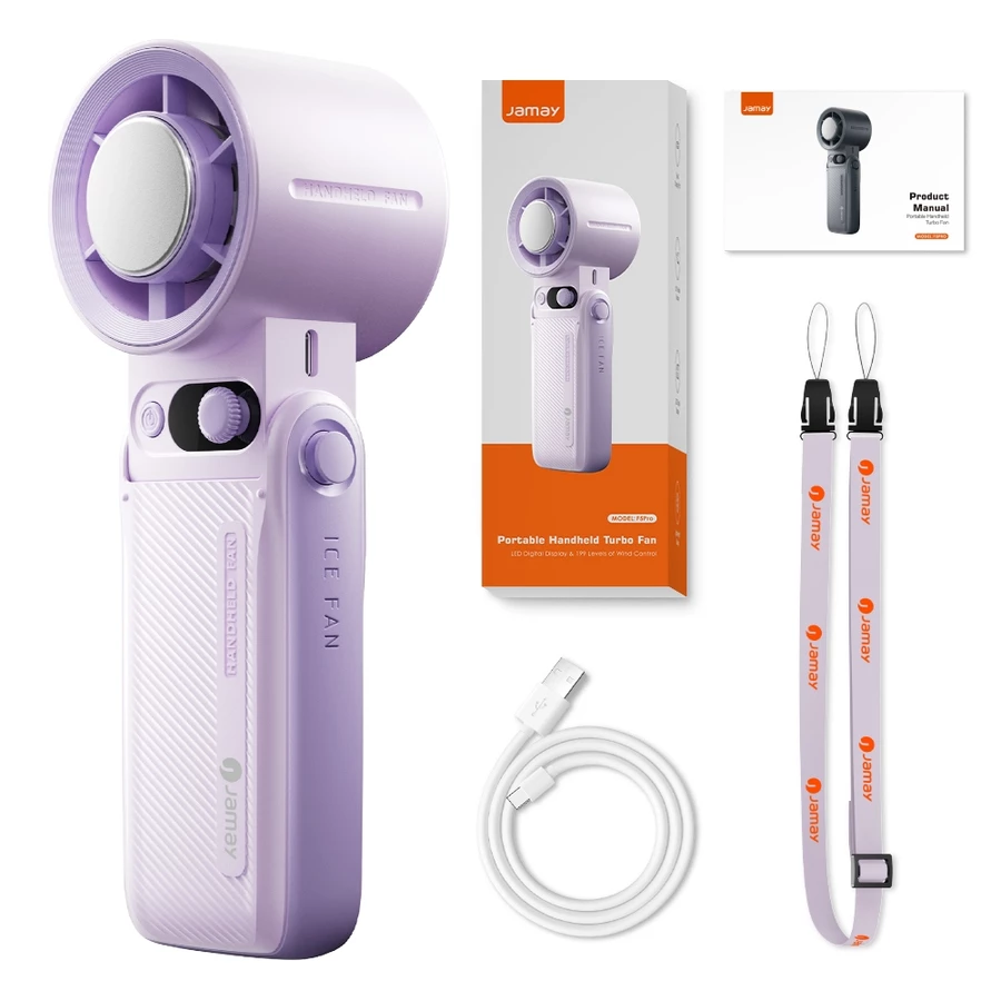 Quạt Sạc Cầm Tay Jamay F5 Pro pin 6000mAh