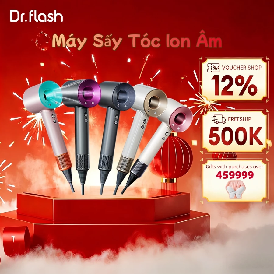 Máy Sấy Dr.flash Nóng Lạnh 3 Tốc Độ - Giá Rẻ