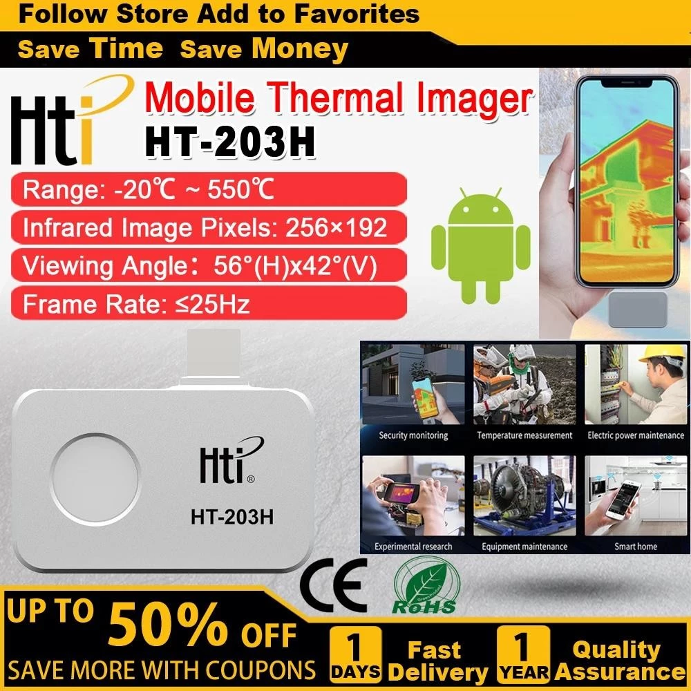 Camera Nhiệt Hồng Ngoại Cho Điện Thoại Cắm TypeC