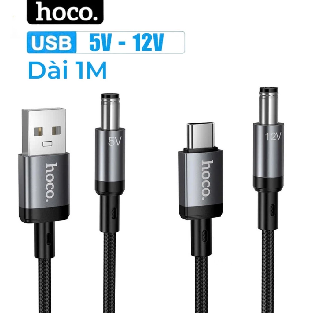 Dây Cấp Điện 12V WIFI HOCO cổng Type C Max 1A